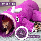 "Magical Mew-niverse Multi-Purpose Pet Tunnel: Endless Fun, Adventure, and Relaxation for Dogs, Cats, and Small Animals!"