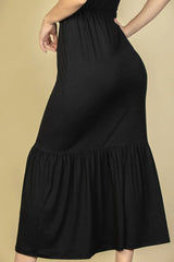 "Capella Maxi Dress: Sleeveless Chic with Button Front and Waist Tie"