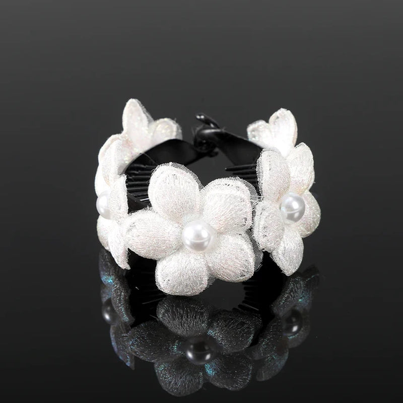 "Stylish Rhinestone Hair Clip: Add Glamour with Crystal Bird Nest Twist and Bun Holder - Perfect Hair Accessory for Women"