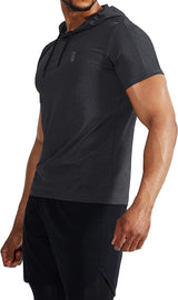 "Enhance Your Comfort and Style with the Men's Dry Fit Performance Athletic Shirt with Hoods!"