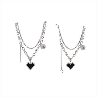 Love Mosaic Necklace - 2 Pack