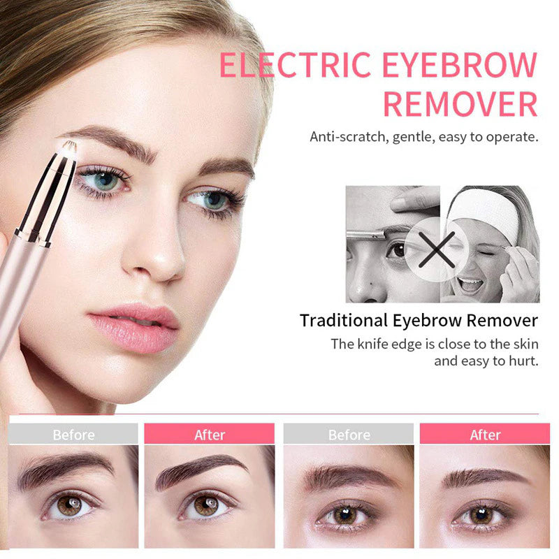 Professional Product Title: Women's Electric Eyebrow Trimmer - Precision Eyebrow Shaper and Hair Remover for Effortless Grooming