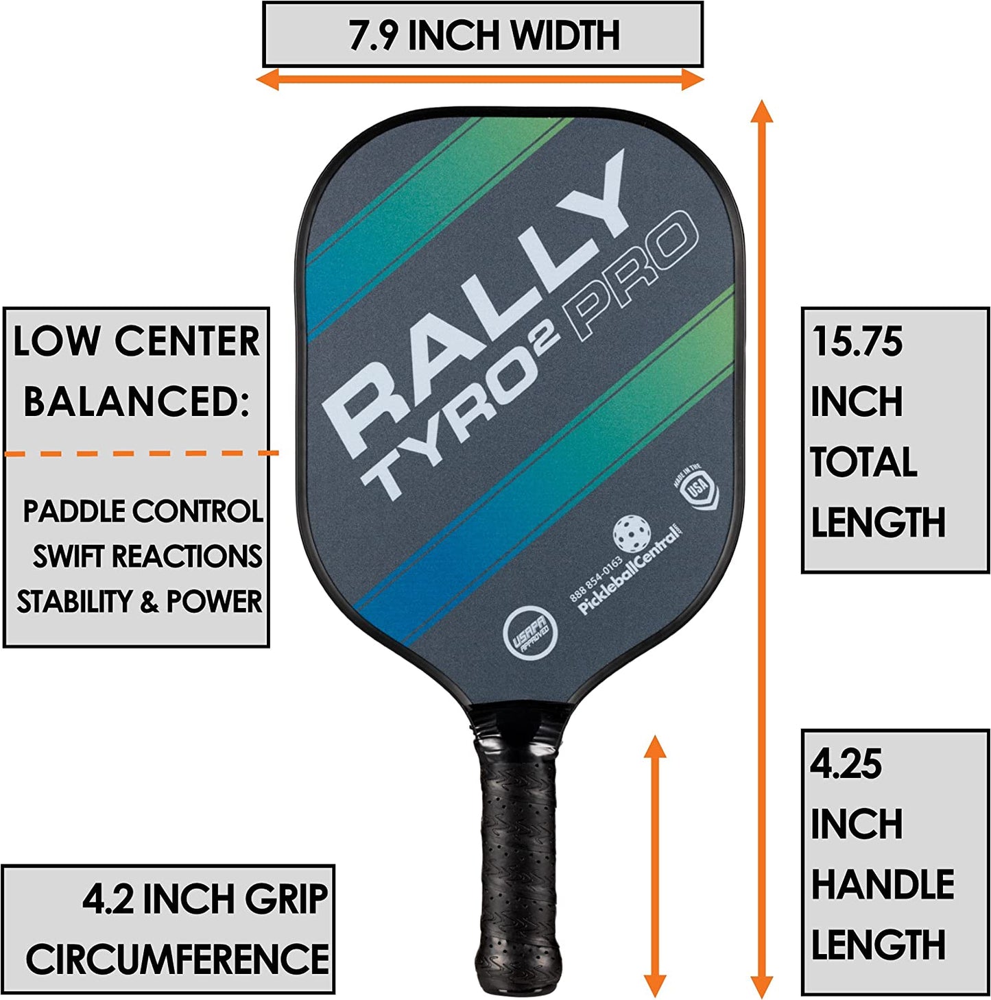 "Unleash Your Inner Champion with the Power-Packed Ultimate Rally Tyro 2 Pro Pickleball Paddle!"
