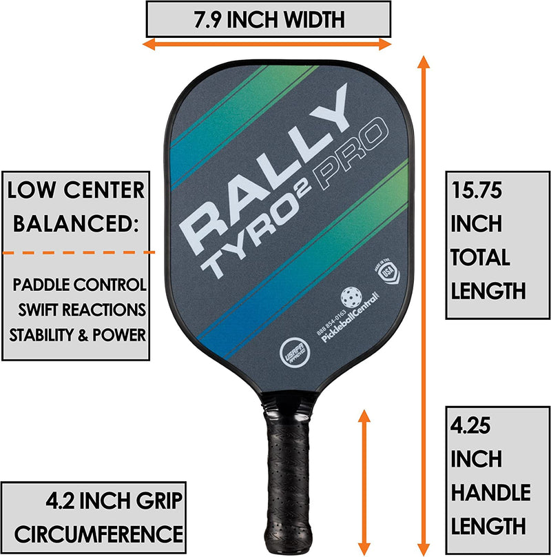 "Unleash Your Inner Champion with the Power-Packed Ultimate Rally Tyro 2 Pro Pickleball Paddle!"