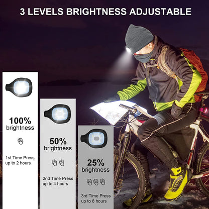 "Illuminate Your Outdoor Adventures with our LED Lighted Beanie - The Ultimate Tech Gift for Men, Dad, or Father!"