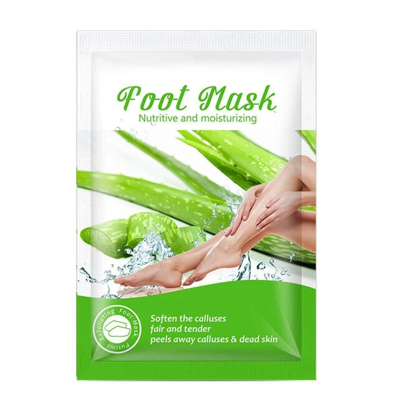 "Enhance Foot Health: 5 Sets of Exfoliating Foot Masks for Silky, Radiant Heels and Nourished Skin - Premium Foot Spa Pedicure Socks for Eliminating Dead Skin, Brightening and Repairing Cracked Feet"