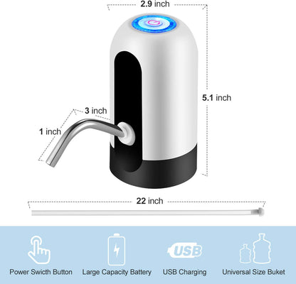 "Effortless and Portable 5 Gallon Water Bottle Dispenser - Pumping No More!"