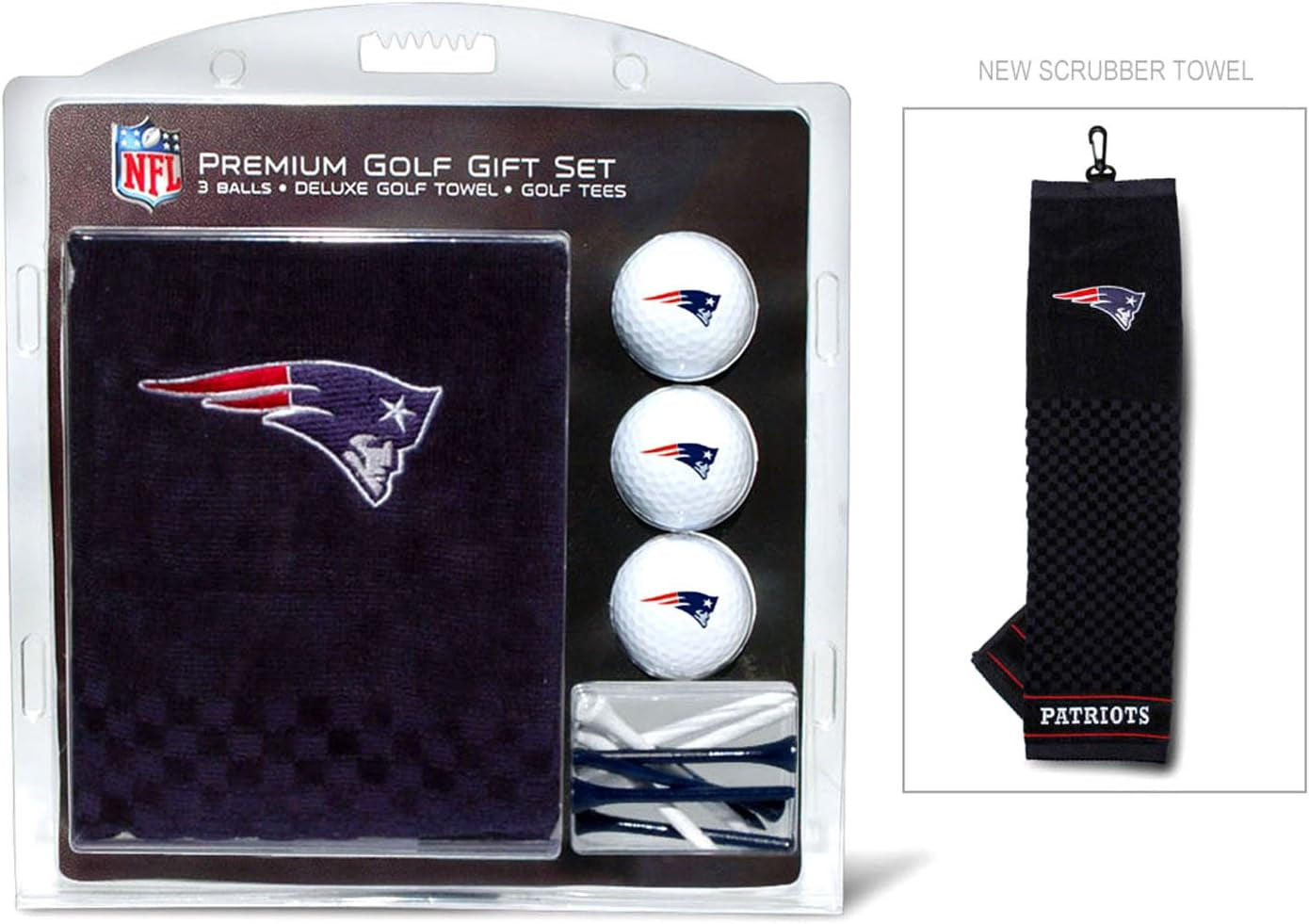"Score Big with the Ultimate NFL Golf Gift Set: Deluxe Embroidered Towel, Pro-Grade Golf Balls, and Regulation Tees!"